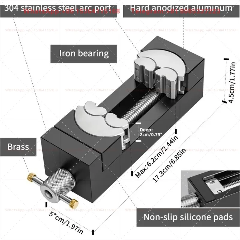 Self-Centering Vise for Irregular Workpieces Precision Bench Clamp Workshop Handmade Craft Milling Drilling Fixture Tool
