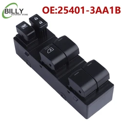 25401-3AA1B 254013AA1B Power Window Master Switch Button for Nissan Versa Note HR16DE 25401-3AA2B 1S14439