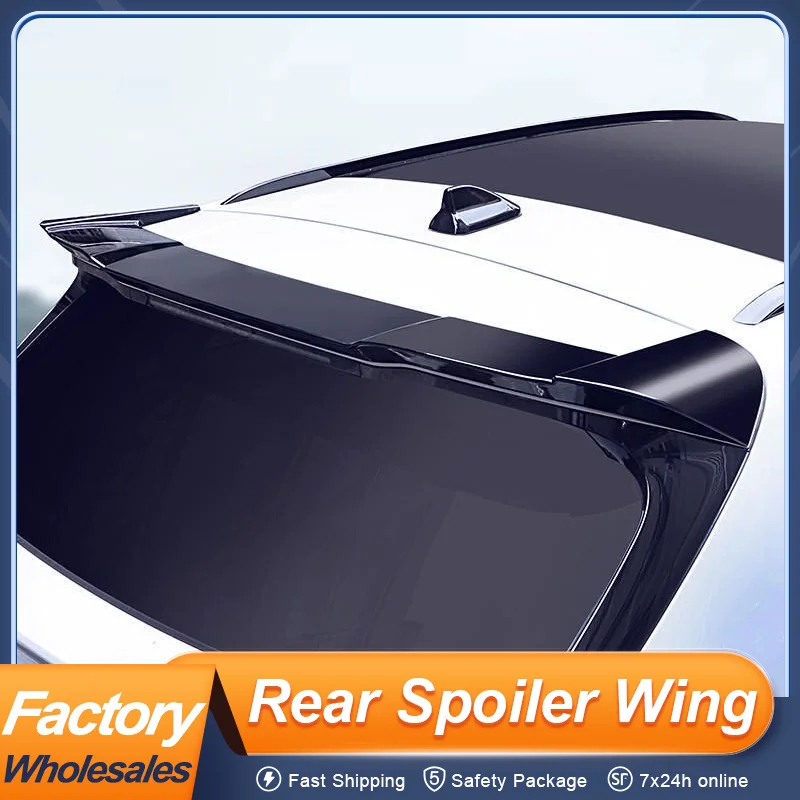 

For Leapmotor C10 2024 2025 Rear Roof Trunk Lid Car Spoiler Wing Rear Middle Ducktail Spoiler Black Car Modification Accessories