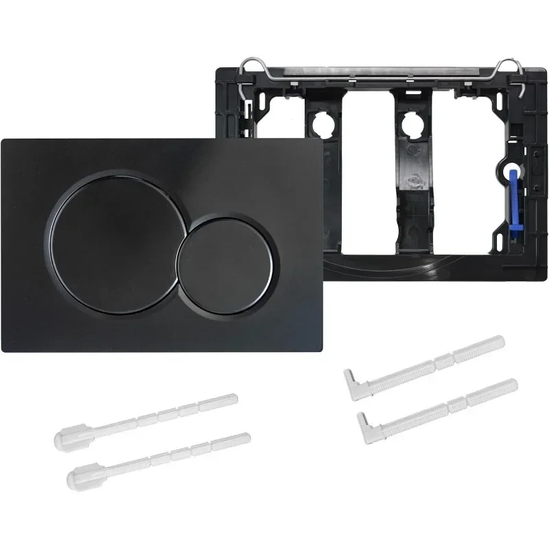 Dual Flush Valve Actuator Plate  (Matte Black) Concealed Cistern Toilet Repair Parts Cisterna Wc Sigma 01 Push Button Wc