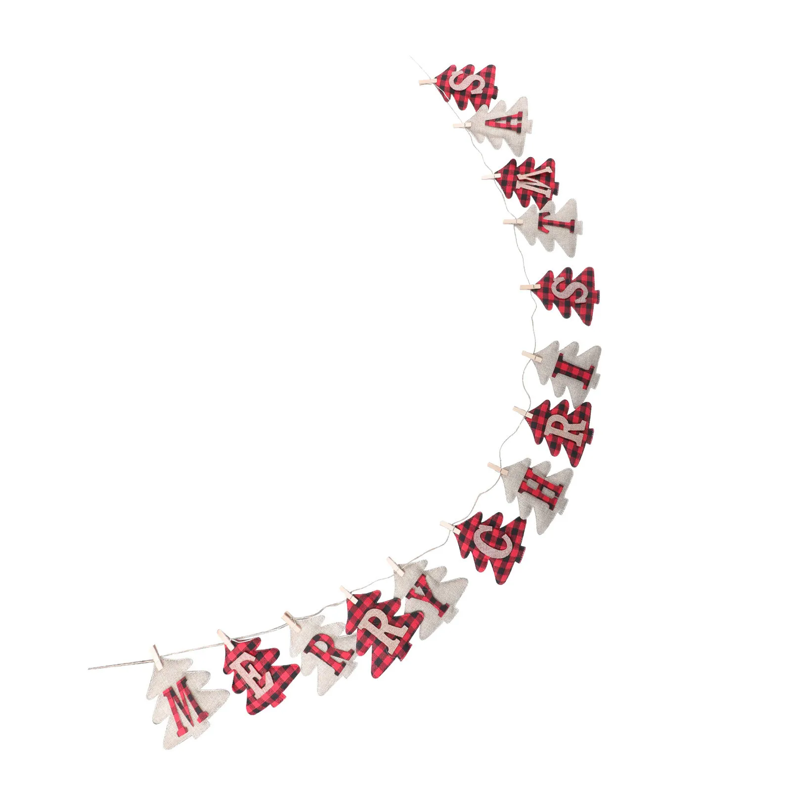 1 قطعة شجرة عيد الميلاد الرايات العلم قلادة عطلة ديكور حفلات راية معلقة مهرجان عيد الميلاد الاحتفال جدار الزينة ديكور #2