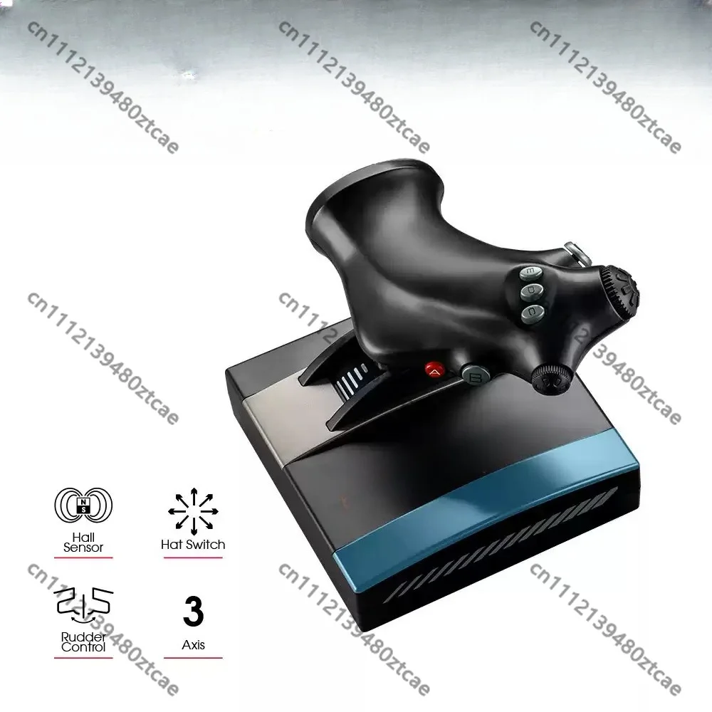 PC Analog Flight Control Stick Throttle Assembly Precision Operating Component For Desktop Flight Simulation Gaming System