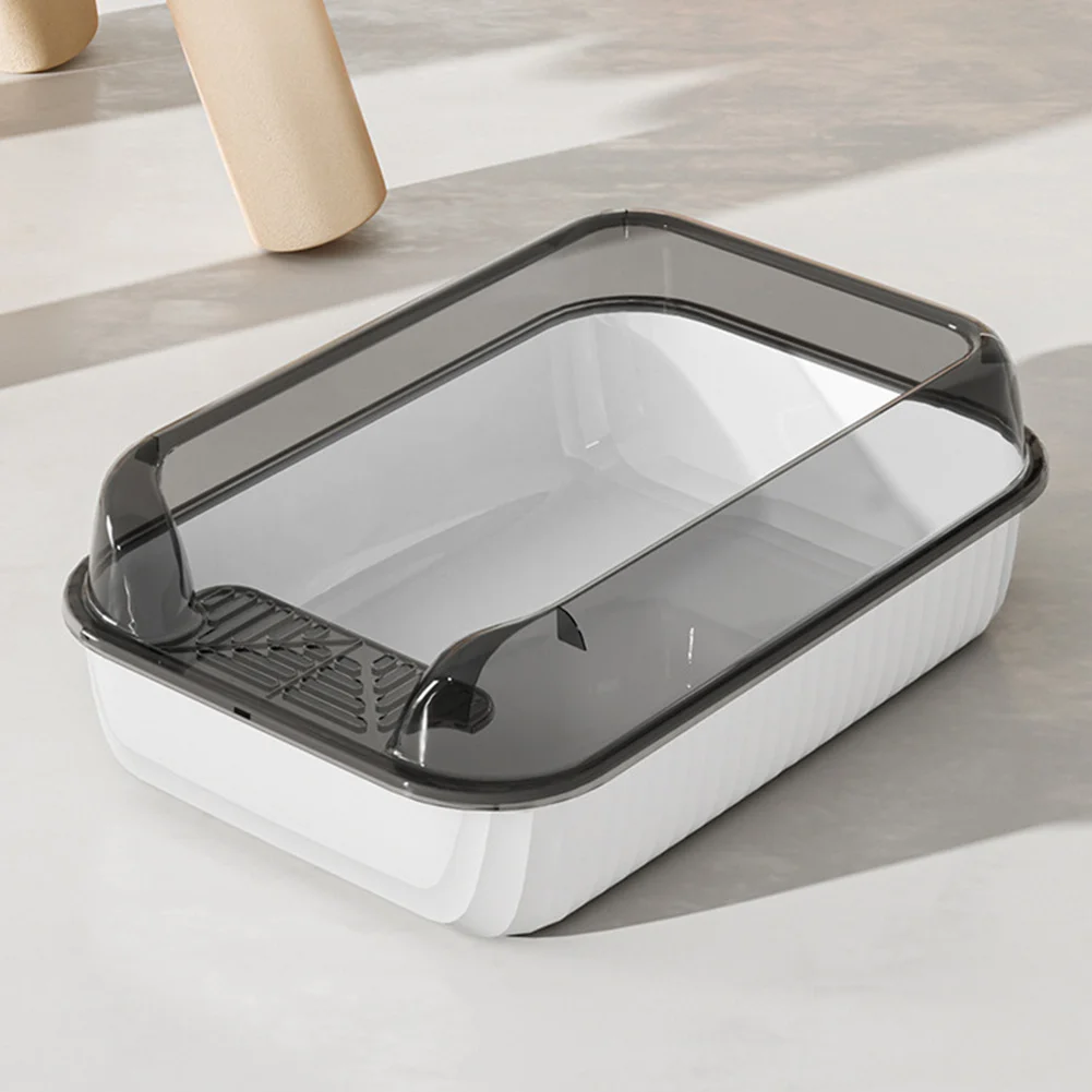 Large Semi-Closed Anti-Splash Cat Litter Box