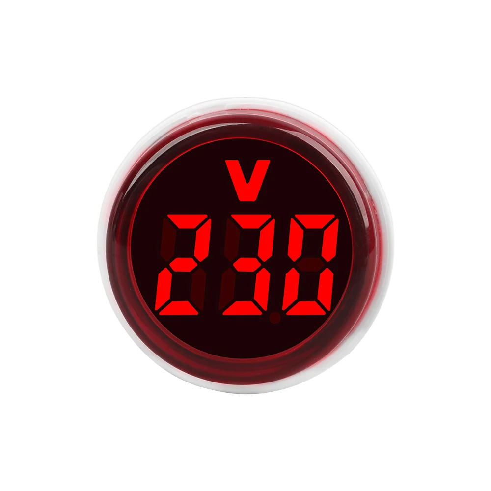 Imagem -05 - Plug Voltage Meter com Led Digital Display Indicador Voltímetro Lâmpada Piloto Tester Detector para Ferramenta Eletricista ac 50500v eu