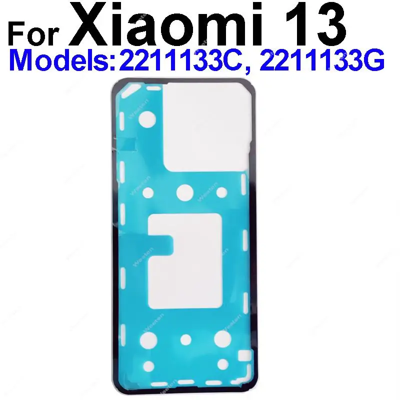 Back Battery Cover Adhesive Sticker For Xiaomi 13 13T Back Housing Adhesive Tape Replacement Repair Parts