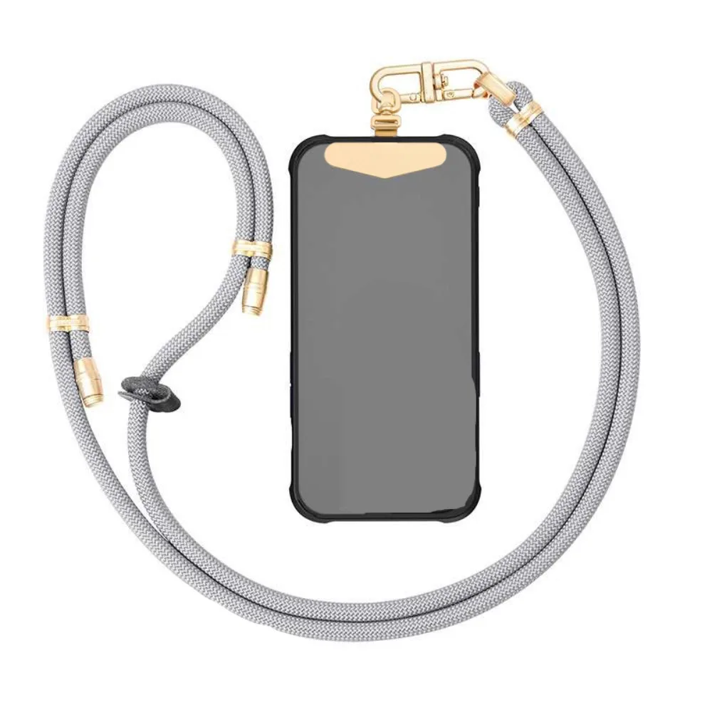 

Регулируемый шнурок для телефона на шею, длинный ремешок через плечо, металлическая застежка, съемная цепочка для мобильного телефона
