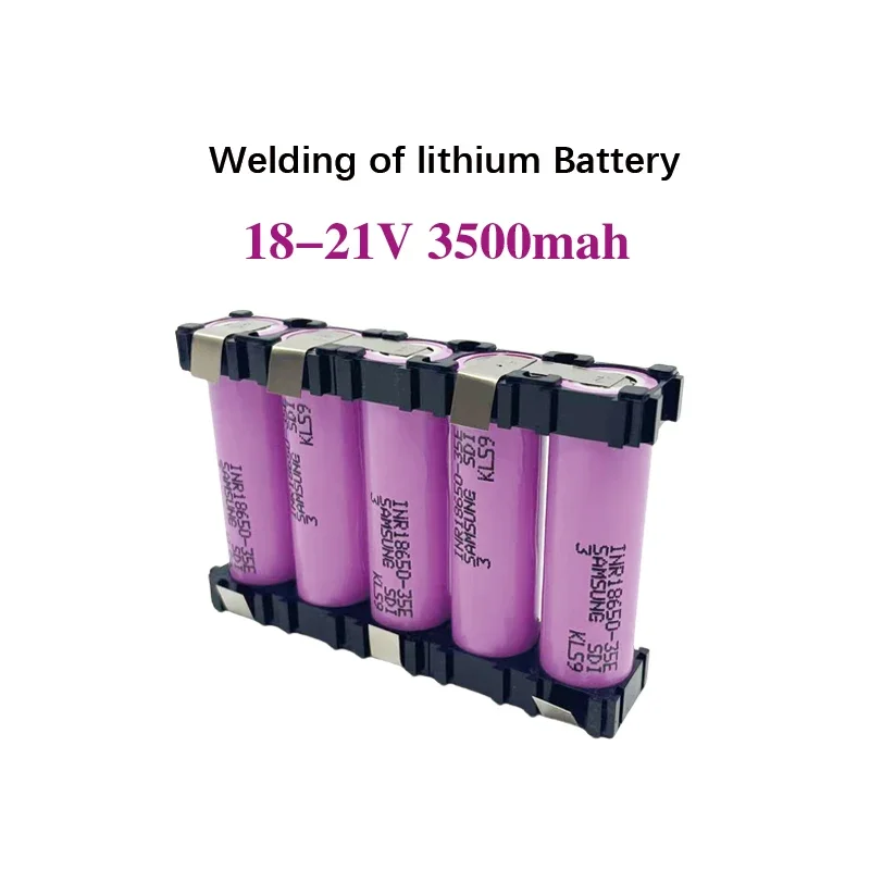 New 20A 18650 35E 3500mAh 2S 3S 4S 5S 6S/18V 12.6V 14.8V 21V 25.2V Screwdriver Battery Welding Battery Pack