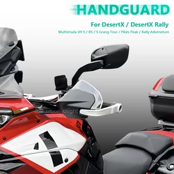 핸드 가드 확장 Ducati DesertX Rally V4S V4 S 그랜드 투어 파이크스 피크 RS 랠리 어드벤처 용 앞 유리 핸드 가드 슬라이더