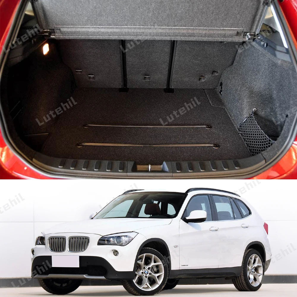 For BMW X1 E84 2010-2015 14 13 12 Car Trunk Mats Carpet Cargo Liner Car Backrest Pad Interior Accessories Protector