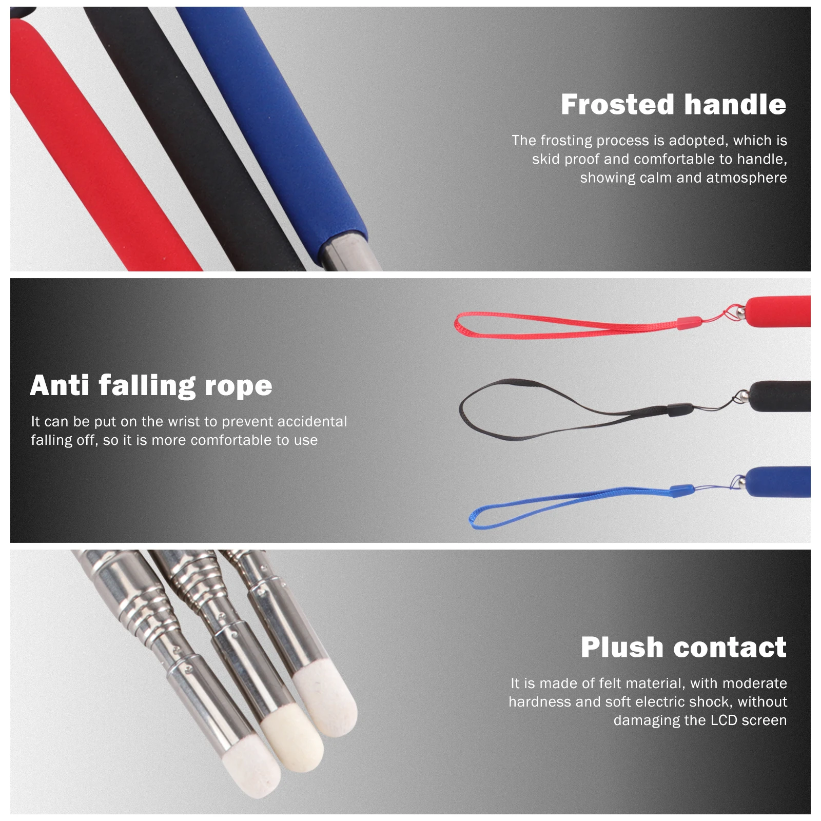 

3 in Electronic Pointer Pen Whiteboard stick Teacher Hand Extendable