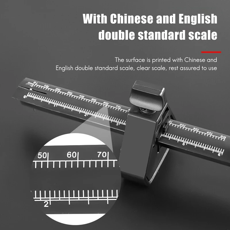 1 шт., DIY деревообрабатывающий чертилка, параллельная линия, чертилка с прямой линией, специально для деревообрабатывающих инструментов