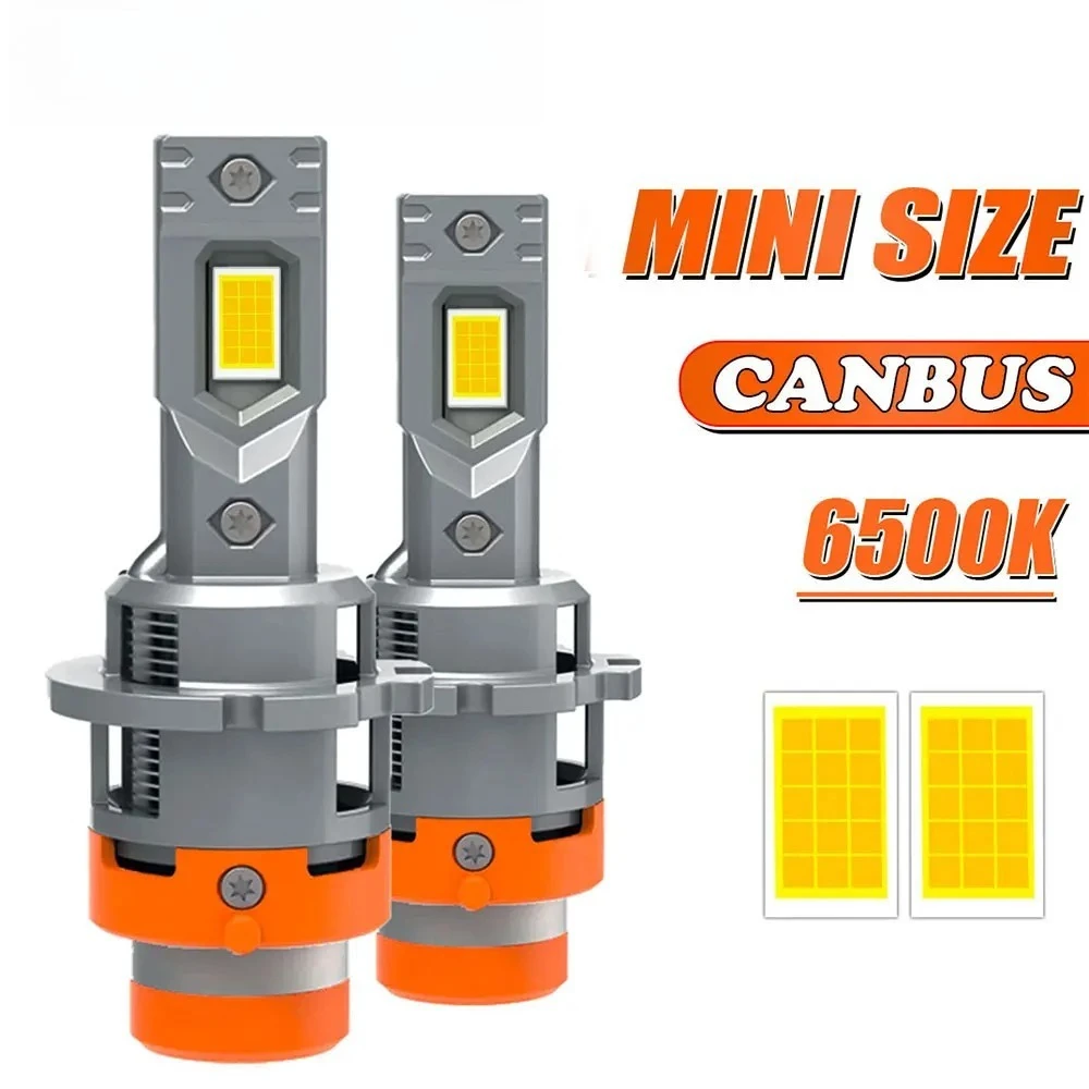 

Миниатюрные светодиодные лампы для фар D2S D4S D1S D3S Canbus Wireless D2R D4R D5S D8S, автомобильные фары HID Xenon 1:1 Turbo LED, автолампы для головного света
