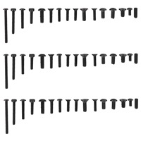 A42F  8106 Full All Screws Set for 1/8 ZD Racing 9116 9020 9021 9072 9071 9203 08421 08423 08425 08427 08428 RC Car Parts