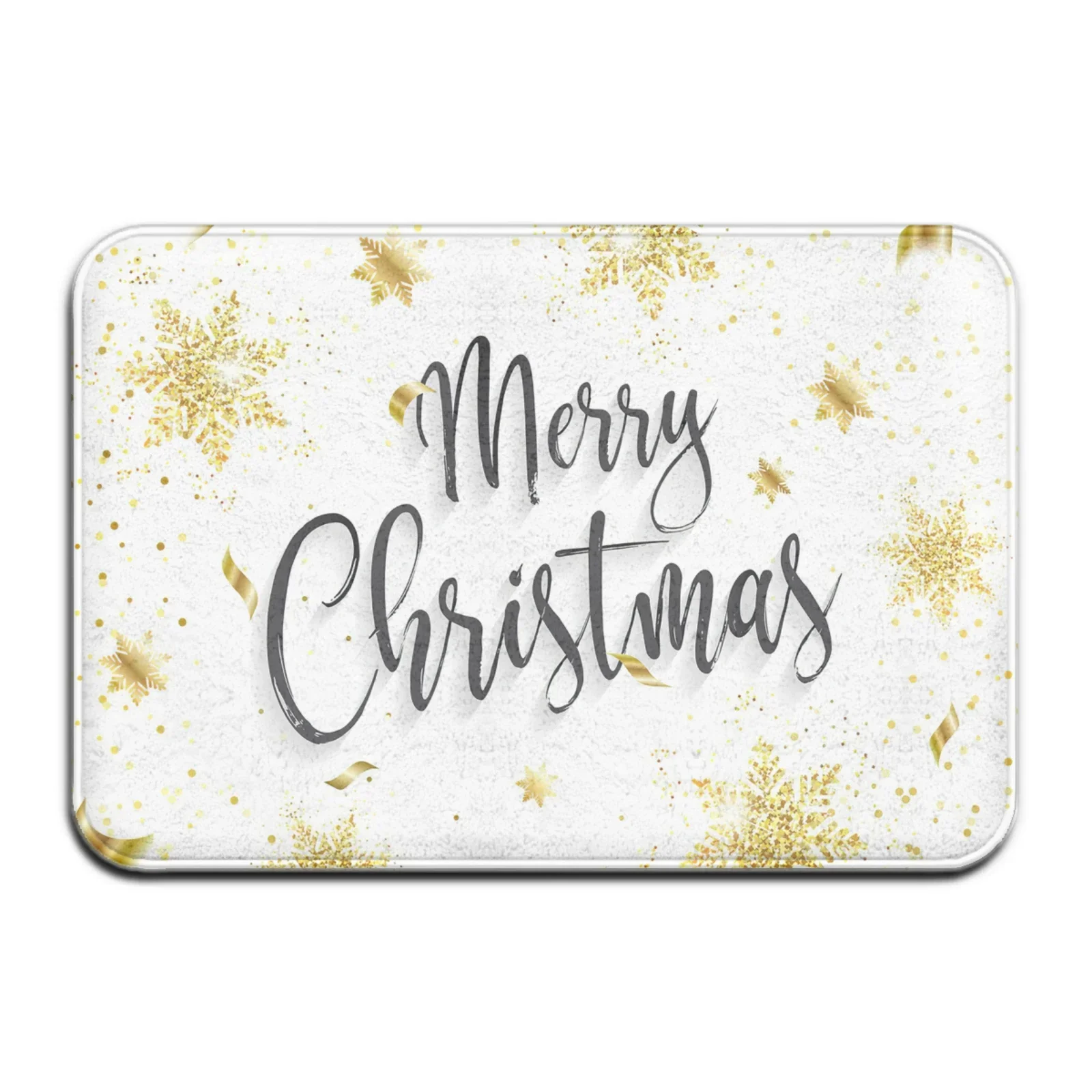 2022 Christmas Mat Outdoor Carpet Doormat Santa Ornament Christmas Decoration for Home Xmas Navidad Deco Noel New Year Supplies