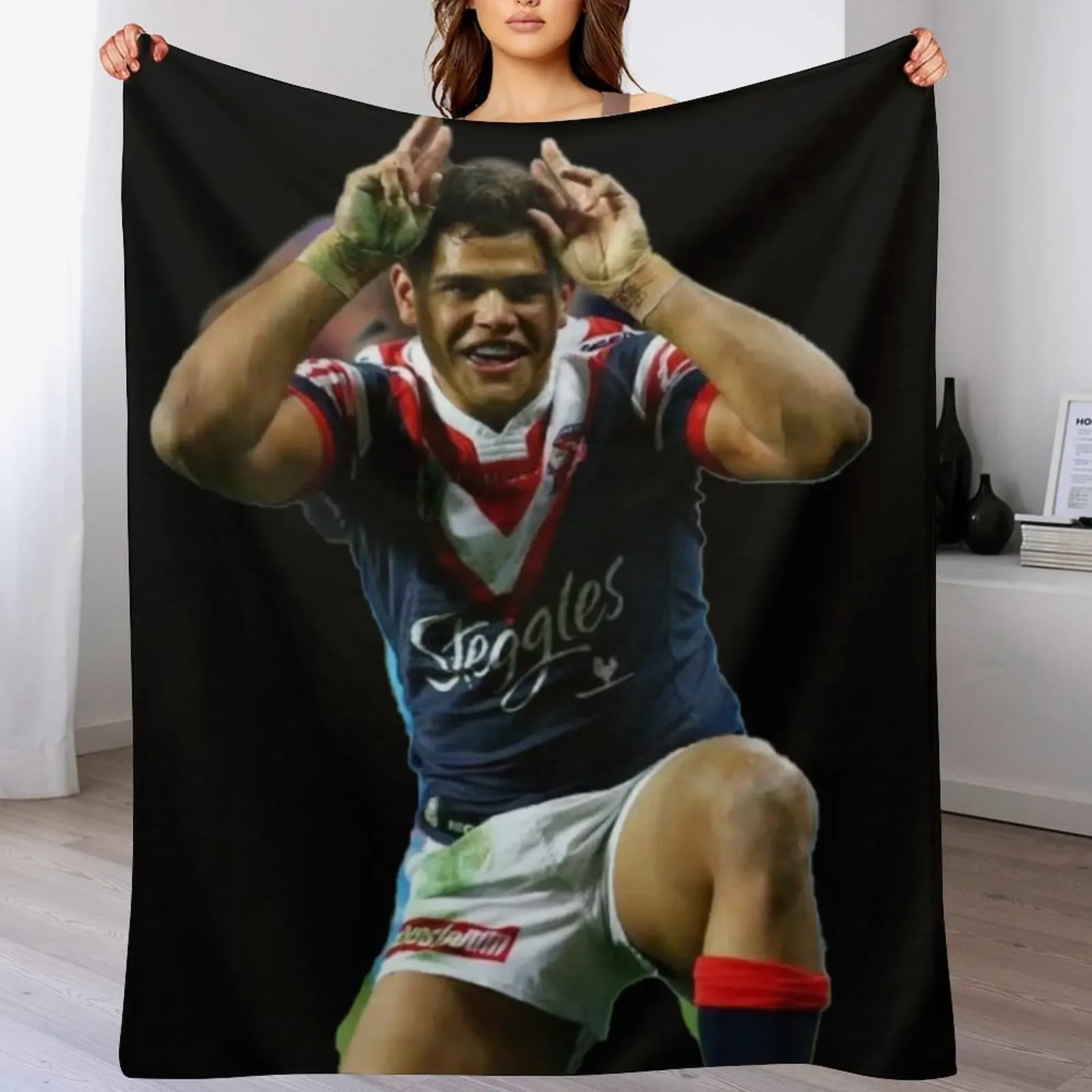 The champion latrell mitchell Throw Blanket Softest Luxury Blankets