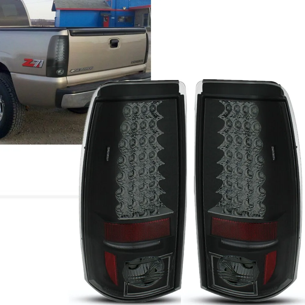 

Car Led Tail Light Assembly For Chevy Silverado 1500 2500 3500 199-2002 GMC Sierra 1500 2500 3500 1999-2003 Rear Brake Light 12V