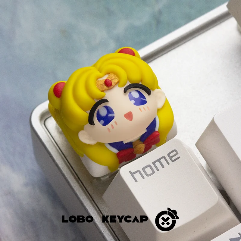 Anime Keycaps 키캡 Mechanical Keyboard Keycaps Customized Keycaps Personalized Resin Art Keycaps Suitable For F99 Pro Wooing Rainy