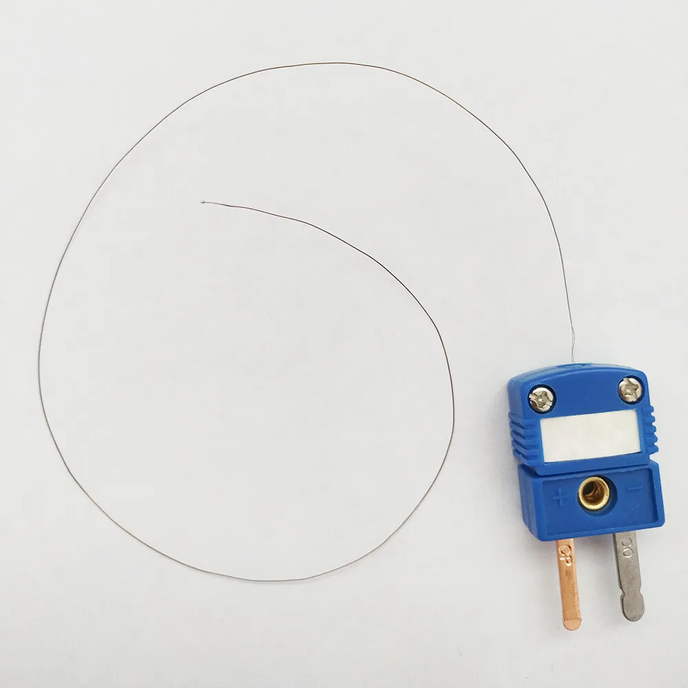 Piccolo spazio T/K tipo 0,08 mm, misurazione della temperatura ultrafine, filo per termocoppia