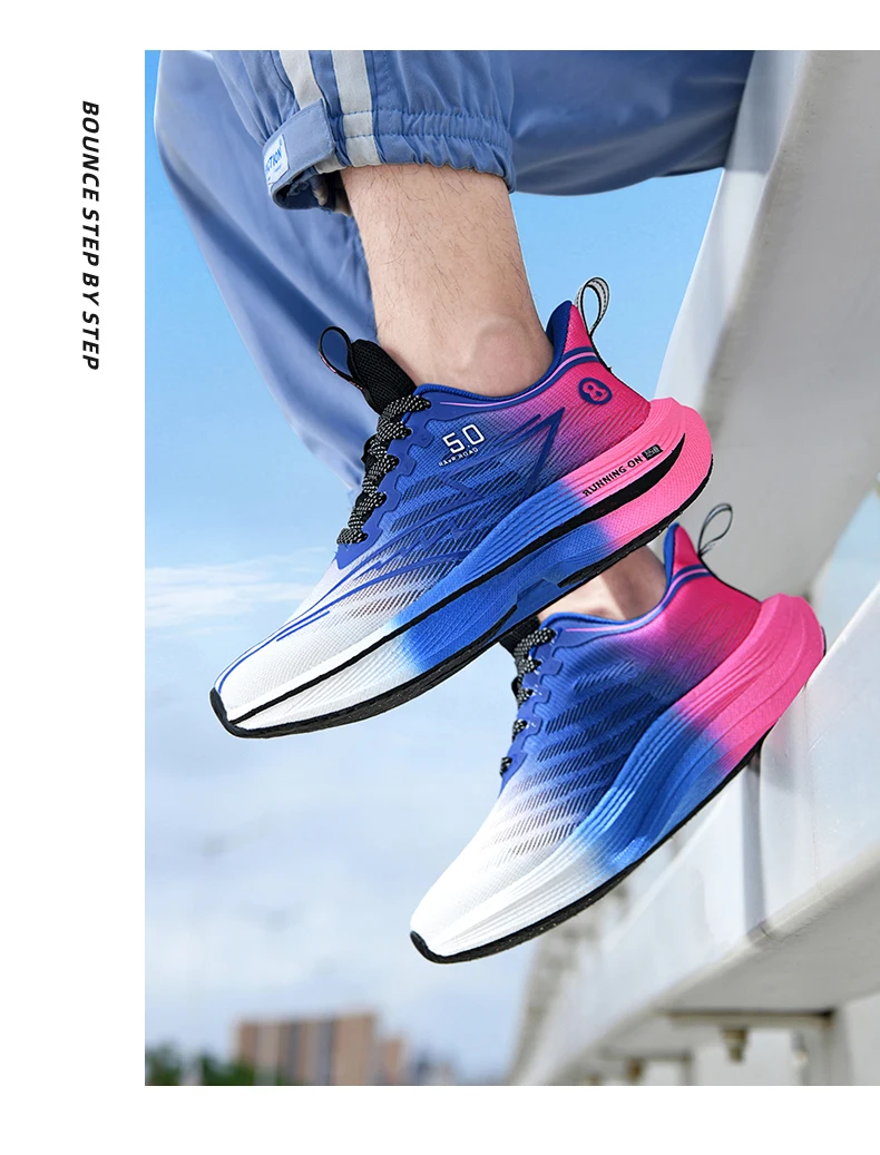 Men Sports Running Shoes Carbon Board Air Cushion Breathable Lightweight Women's Comfortable Athletic Nonskid Sneakers Sbe62ee9d7c8545afa17ea23651624866M