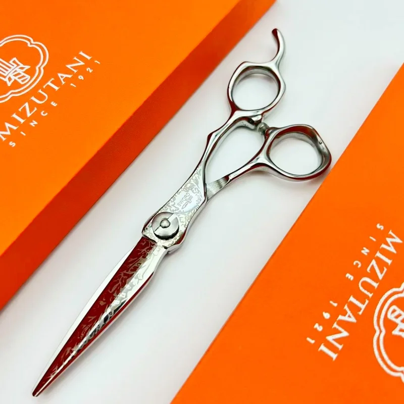 

Mizutani Professional hair scissors reverse blade thinning shears 440C steel A barber's tool for cutting hair 6inch-7inch