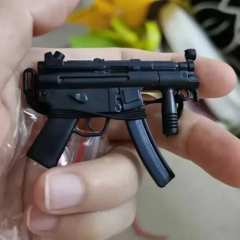 1/6 Scale Model 12 Inch Doll 1/6 Soldiers Accessories 1 To 6 Micro-punch MP5 MP5K Black Gun Model Action Figure Accessories Toy view 3