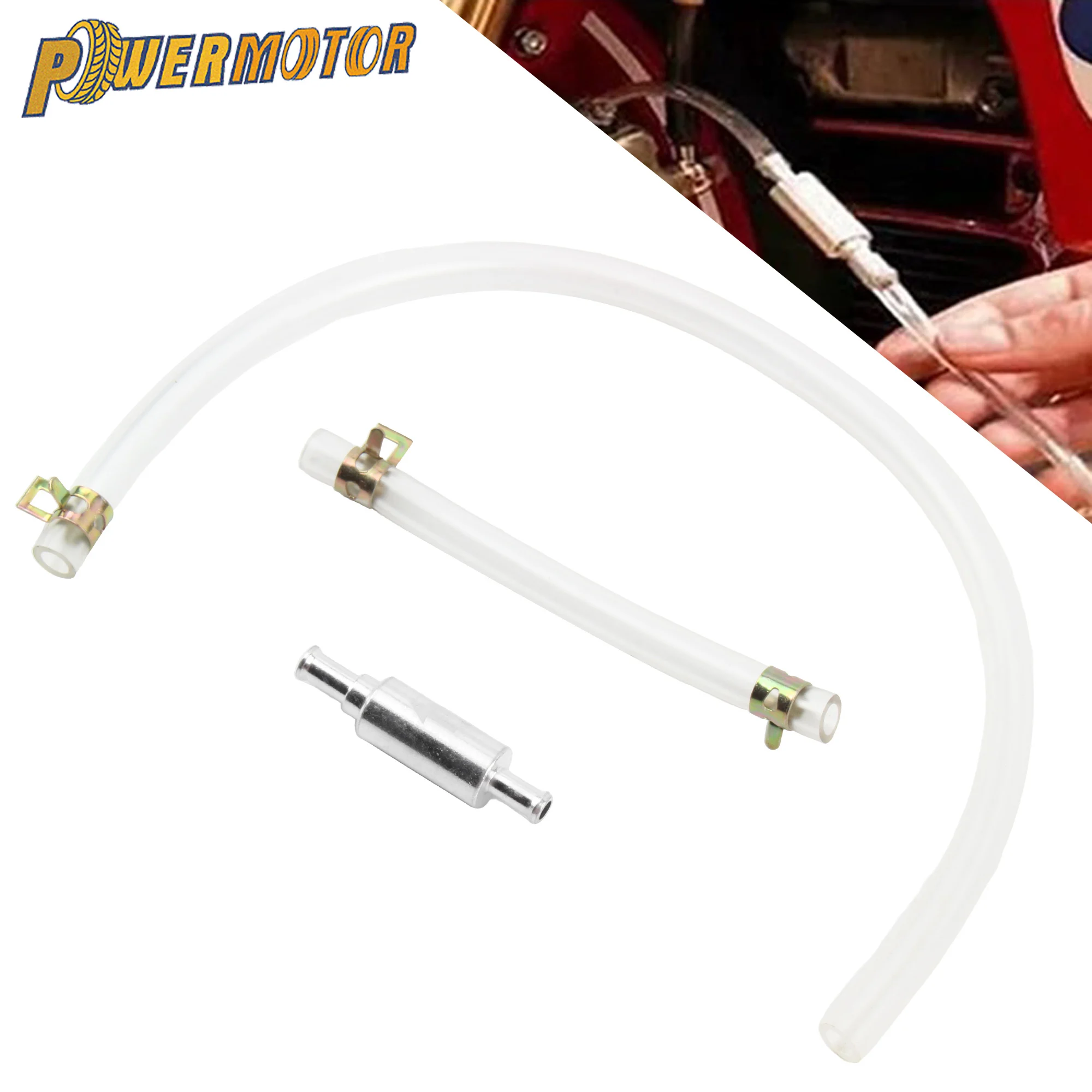 

Motorcycle Car Hydraulic Clutch One Way Valve Tube Brake Fluid Oil Change Tool Brake Hose Bleeding Exhaust Kit Maintenance Tools