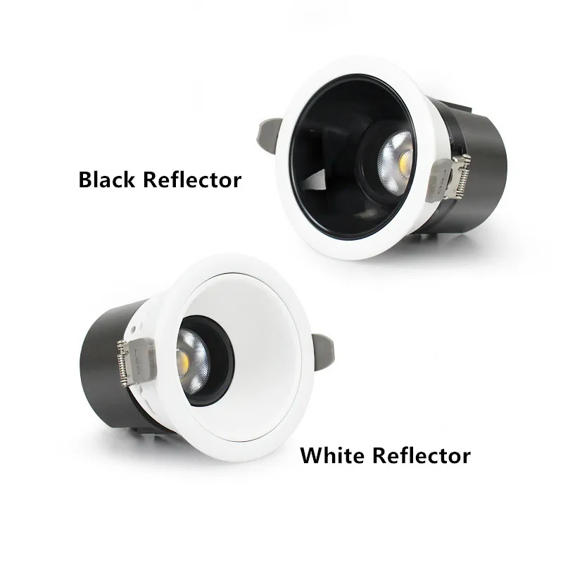 Recessed Anti-glare LED Downlight 10W15W18W Dimmable AC85-265V Ceiling Lamp Spot Light Home Living Room Bedroom Lighting