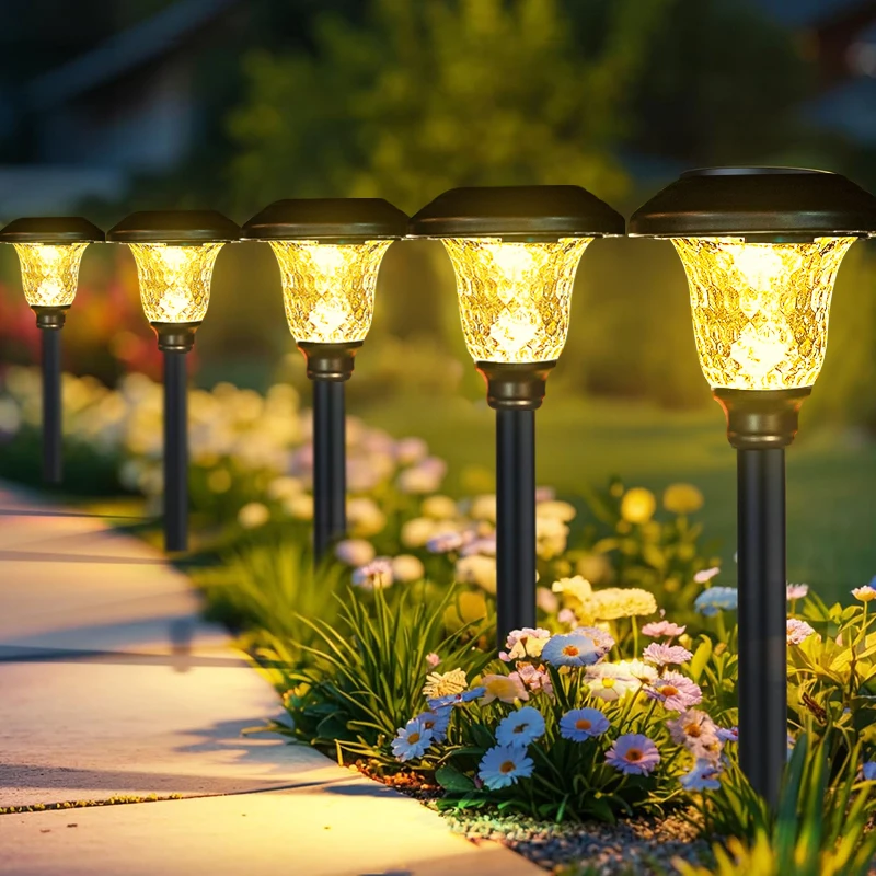 

Solar Pathway Lights Outdoor Waterproof Garden Landscape Yard Walkway Patio Decor Solar Lawn Lamp