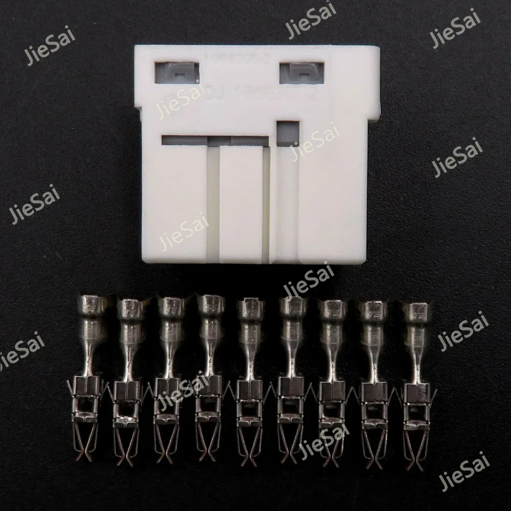 9핀 배선 하네스 커넥터 2-968307-2 비밀봉 소켓 3.5 시리즈 화이트 자동차용 파워 앰프 플러그