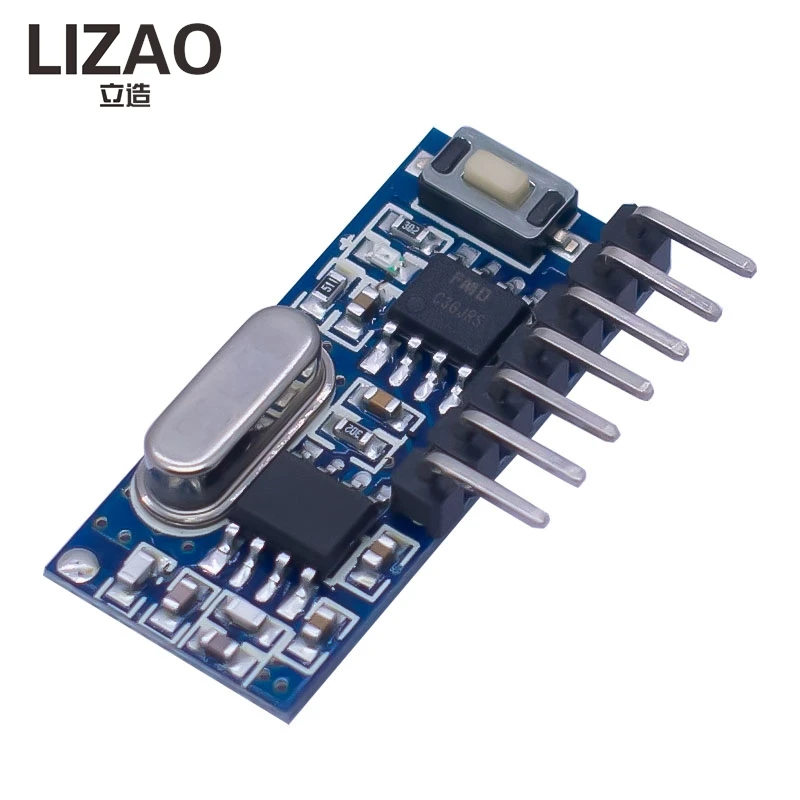 315/433MHz Wireless Coding Receiver Module, 4-Channel Decoding Board for 433MHz Remote Control DIY Projects