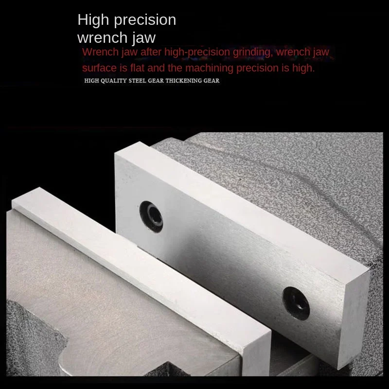 High precision 4 Inch Inclinable Angle Solid Flat Tongs 360-Degree Rotary Precision Taper Vise Precision High Quality