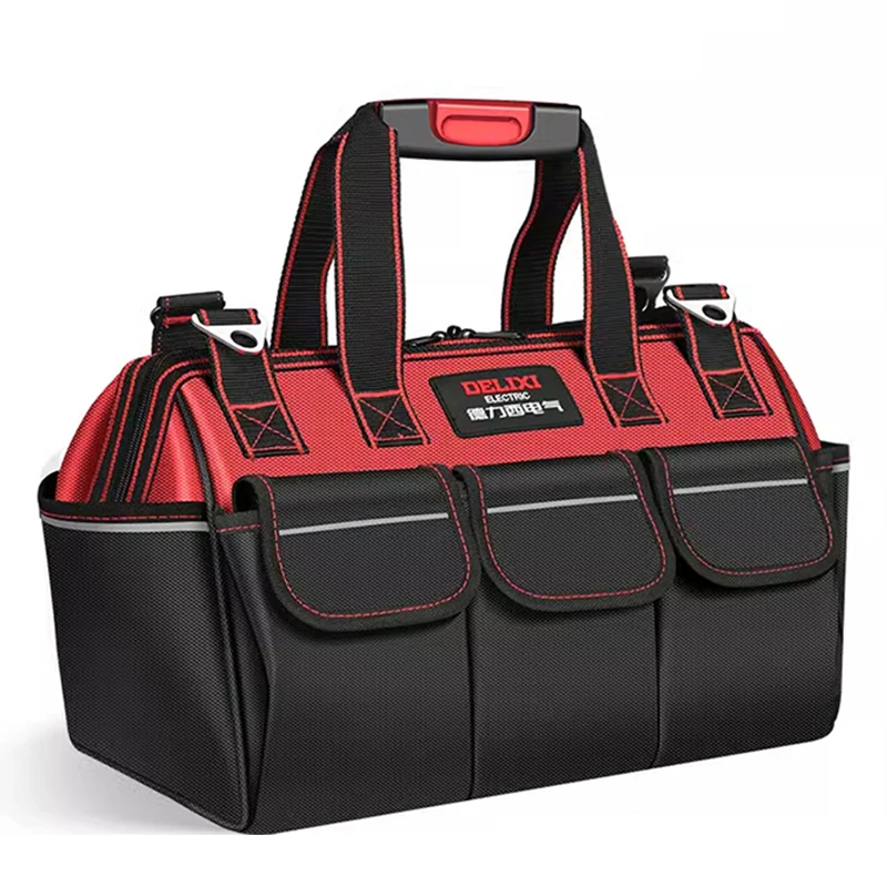

1680D Oxford Cloth Tool Bag Professional Electrician Wrench Waterproof Working Multifunction Organizing Storage Tool Bag