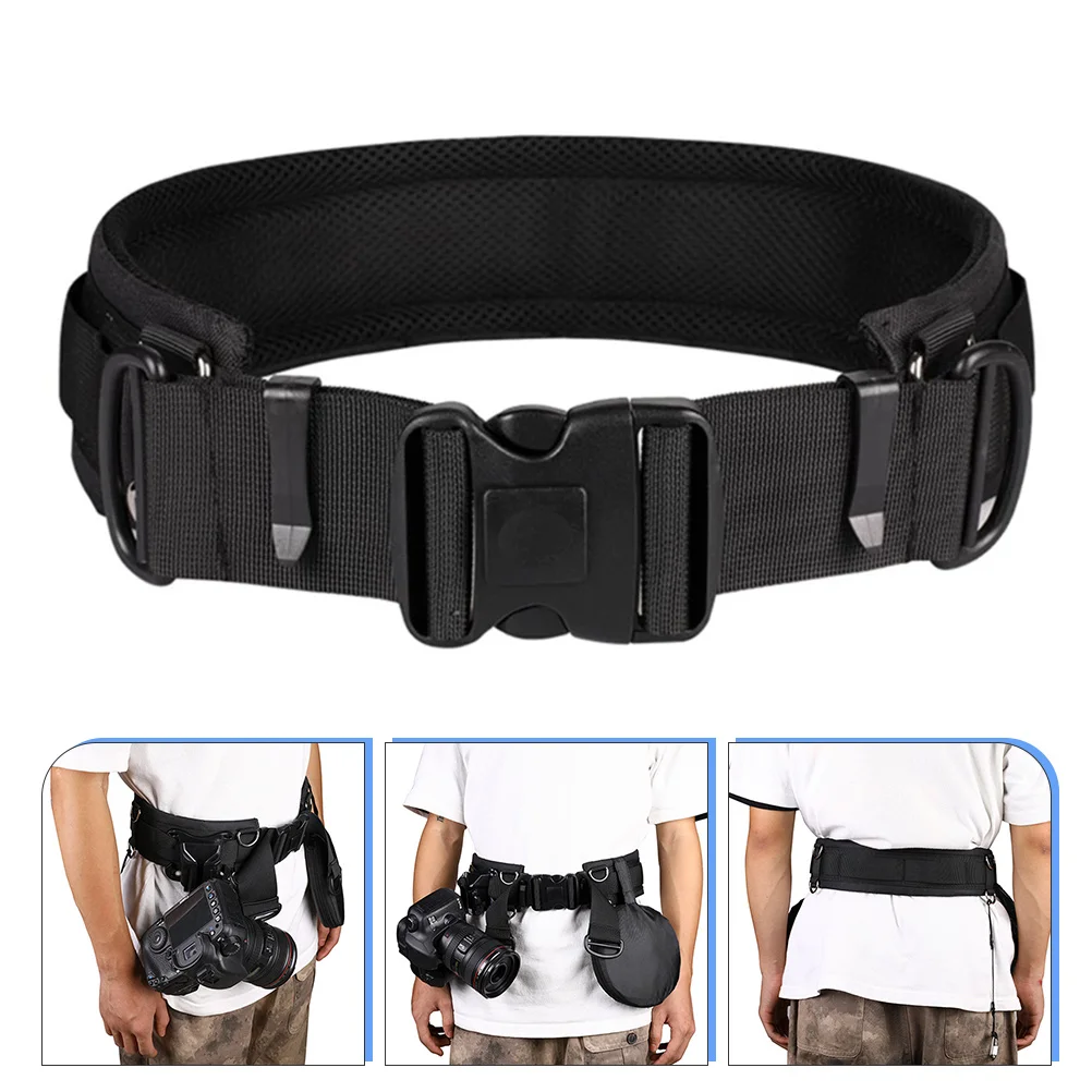 Camera Belt Adjustable Waist for Belts Strap Photography Accessories Nylon SLR Fasten Man Men