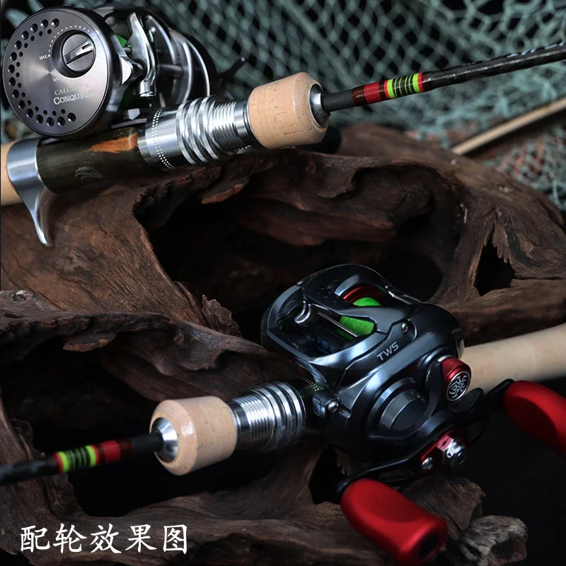 AIOUSHI-Bait Finesse System Fishing Rod, UL Spinning Casting Rod, Carbon Fiber, 2 Pieces, 1.53m1-5G, Trout Fishing