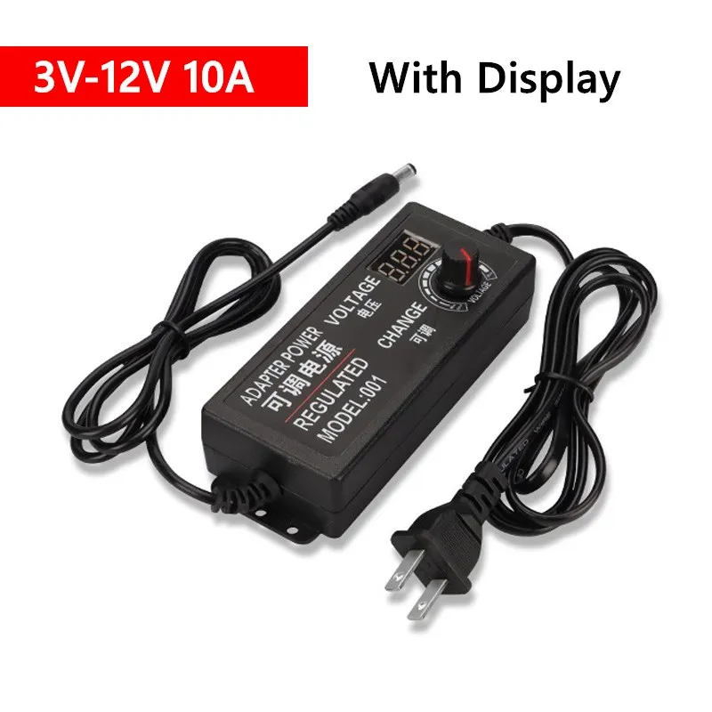 3V 9V 12V 24V 36V Einstellbare AC DC Netzteil Adapter 12V Volt 1A 2A 3A 5A 10A Mit Jack Adapter Stecker Weibliche Haushaltsgeräte