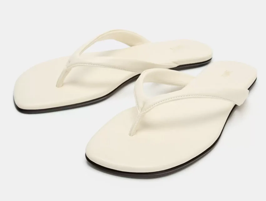 Stylish Comfortable Women's Flip Flops Breathable Low Heel Casual Slip-On Sandals Synthetic Leather Upgraded Summer Shoes