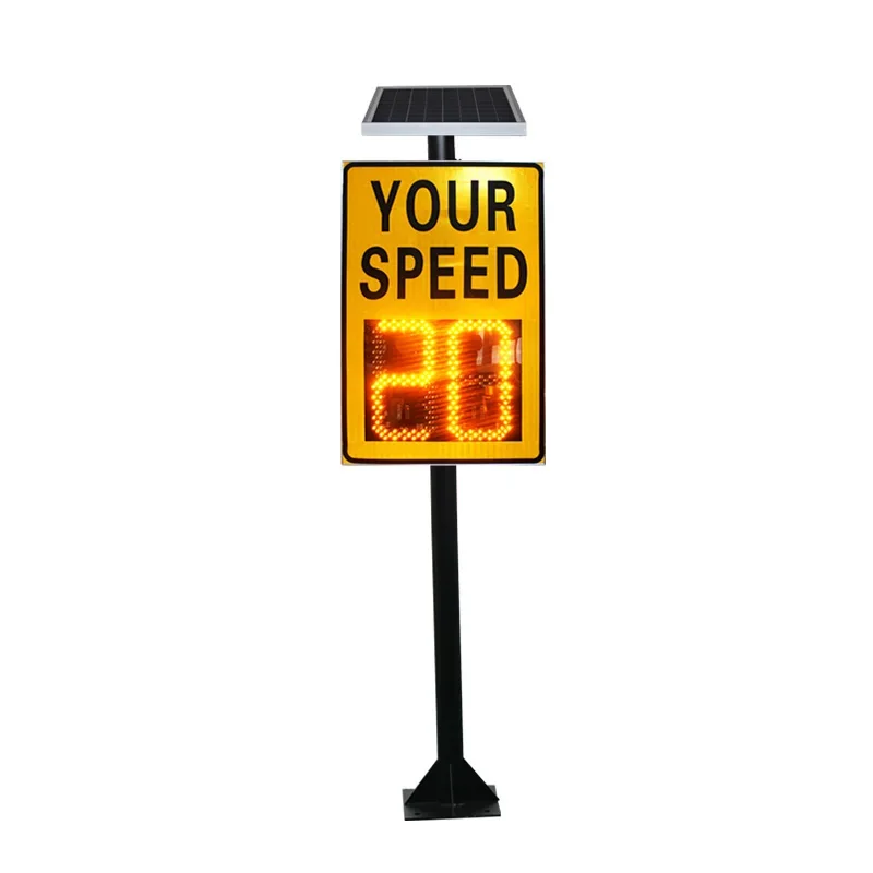 

For High visibility radar traffic solar powered speed signs LED speed limit signs