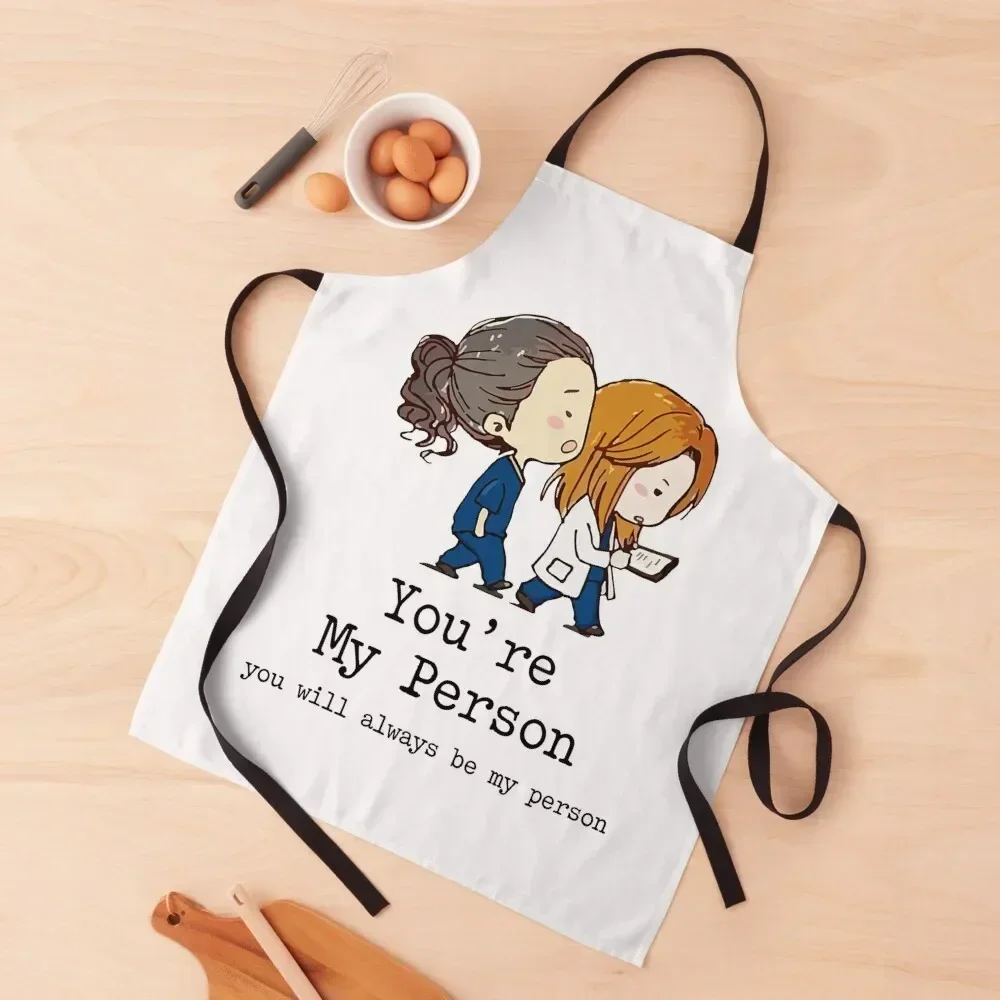 You're My Person You Will Always Be My Person Apron Men gift For Man Haircut Apron