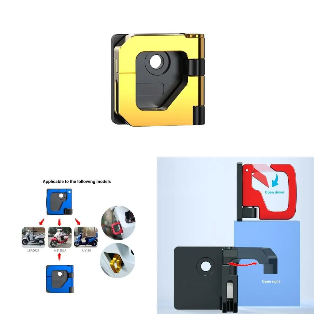  Multiple Use Foldable Scooter Hook Aluminum Hook for Carrying Bags & Accessories