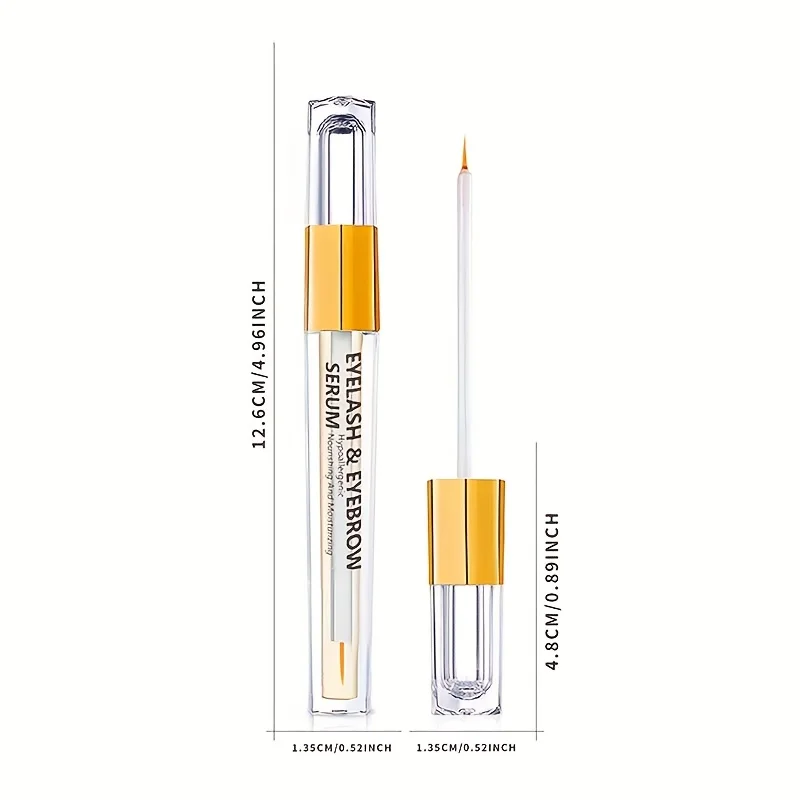 Crescita del siero per ciglia Essenza naturale per estensione delle ciglia e delle sopracciglia Crea allungamento delle ciglia spesse Siero nutriente per le sopracciglia