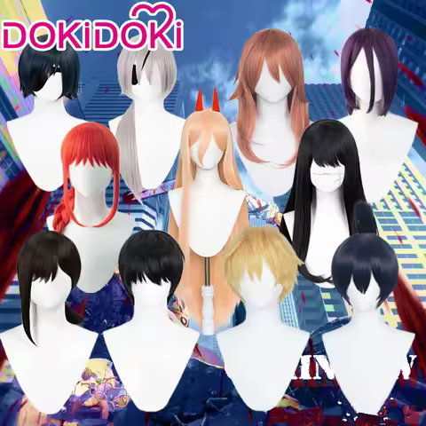 IN STOCK Power Hayakawa Himenoo Makimaa Denjii Rezee Quanxii Angel Devill Yoshidaa Wig Anime DokiDoki Cosplay Wig