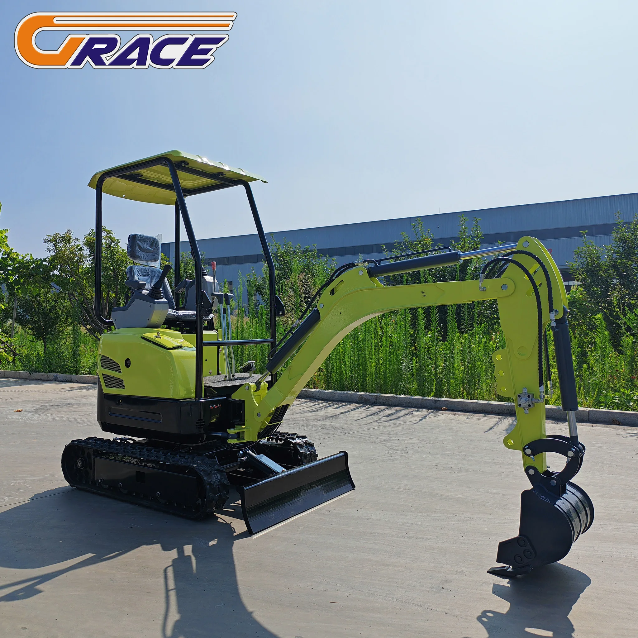 Preço de fábrica Kubota Motor Pequeno Mini Escavadeira Bagger Escavadeira de 2 toneladas Mini Pelle Crawler Mini Escavadeira com EPA CE EURO 5