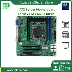 IKuaiOS 2011-mATX Motherboard Suitable for Servers Firewalls Virtual Machines Routers 4x2.5GE 6xDDR4 Up to 384G 10xSATA Raid