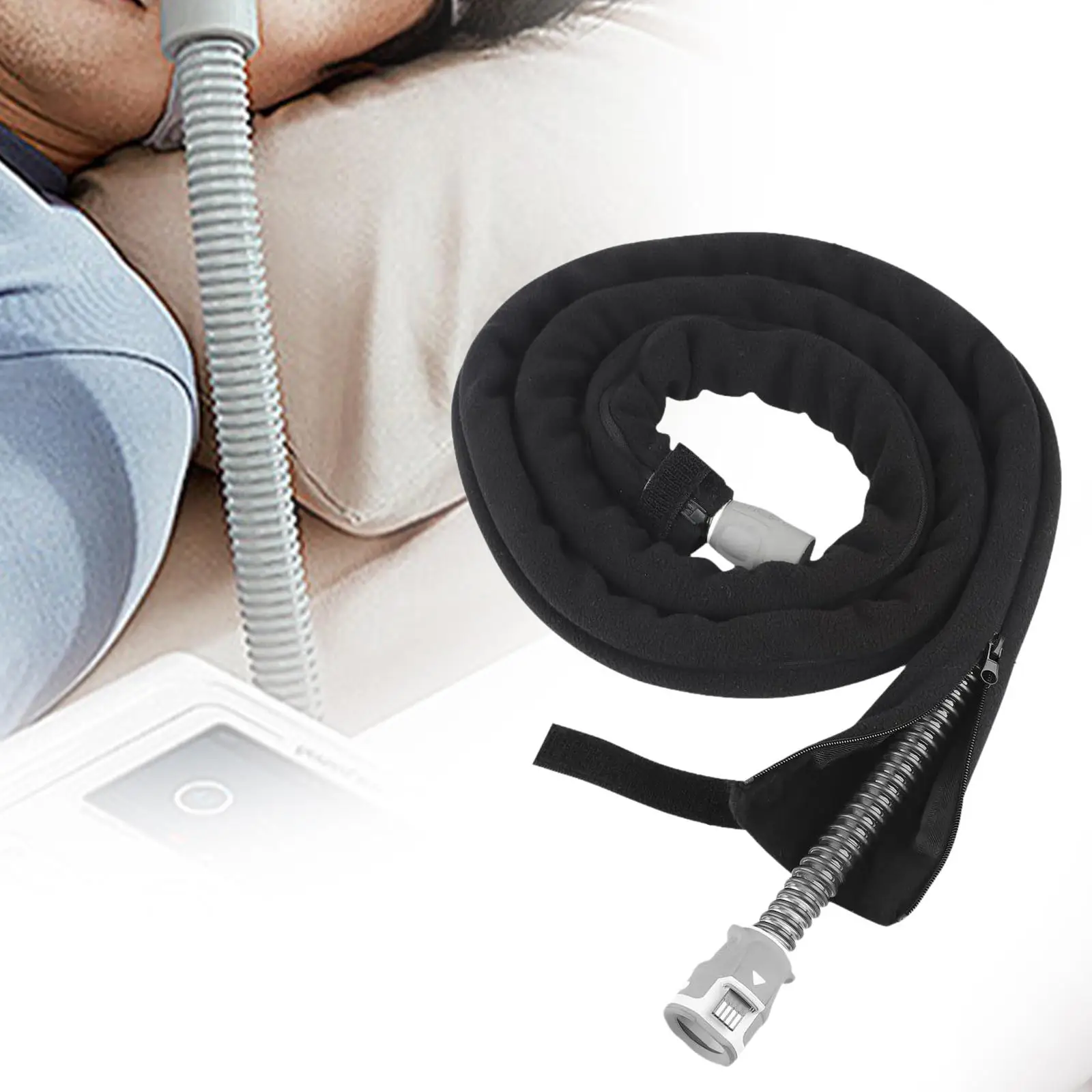 Ventilator Hose Cover Insulated Supplies More Comfortably Accessory Nylon Full Zipper Lightwieght Protection Protector