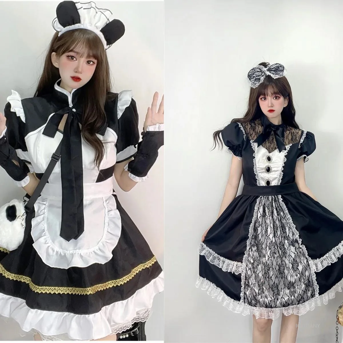 

Sexy Nightclub Anime Kawaii Lolita Maid Exotic Costume Halloween Cute Cartoon Schoolgirl Cosplay Costume Dress