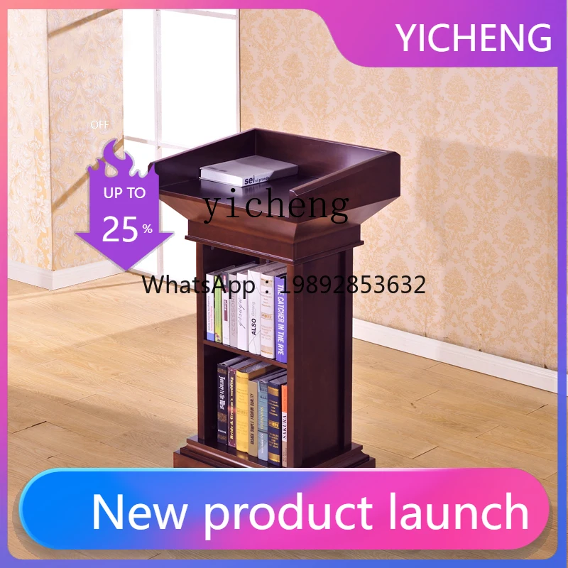 

LYY Extra Large Solid Wood Podium Podium Podium Welcome Desk Parking Desk Presiding Desk