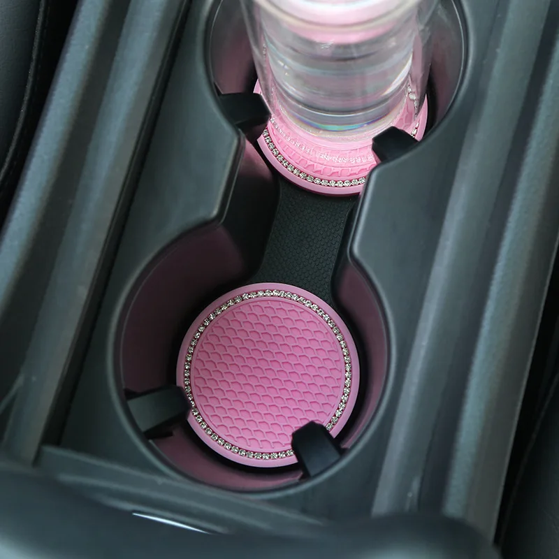 Suporte de copo para carro, porta-copos antiderrapantes, acessórios interiores, universal, adequado perfeitamente para a maioria dos copos