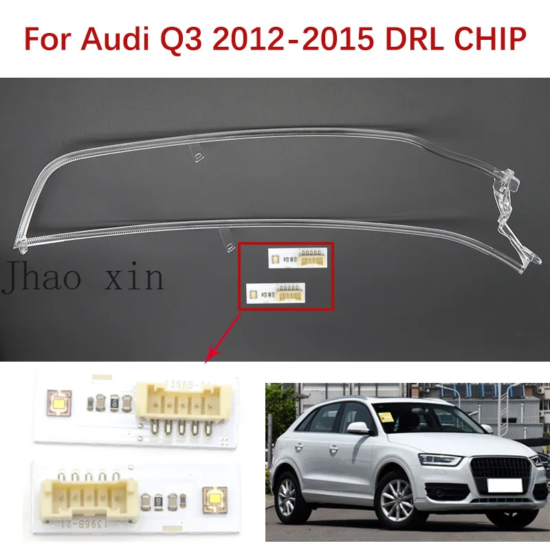 Ballast Light Source Module Board White Light For Audi Q3 Angel Eye 2012-2015 Typ 8U SUV Auto Headlamp LED DRL Light Guide Strip
