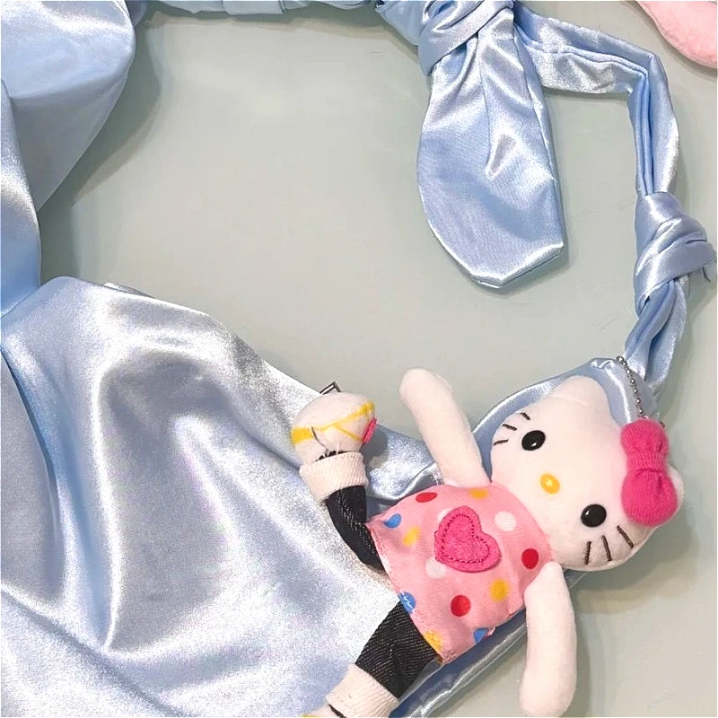 Y2k Sanrios Tas Accessoires Anime Figuur Hello Kitty Sleutelhanger Hanger Schattige Dieren Speelgoed Pop Sleutelhanger Tas Ornamenten Meisjes Geschenken