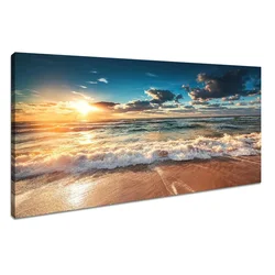 Large Full Diamond Painting New Collection Sunrise Landscape Sea Beach Diamond Mosaic 5D Diy Mysterious Amazing Embroidery